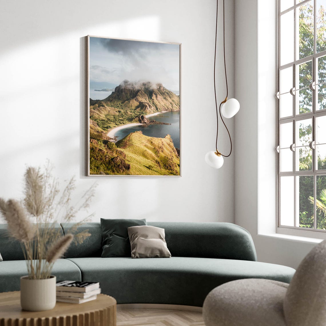 Padar Island Rugged Peaks And Curved Beaches Komodo Indonesia Poster - Image 2