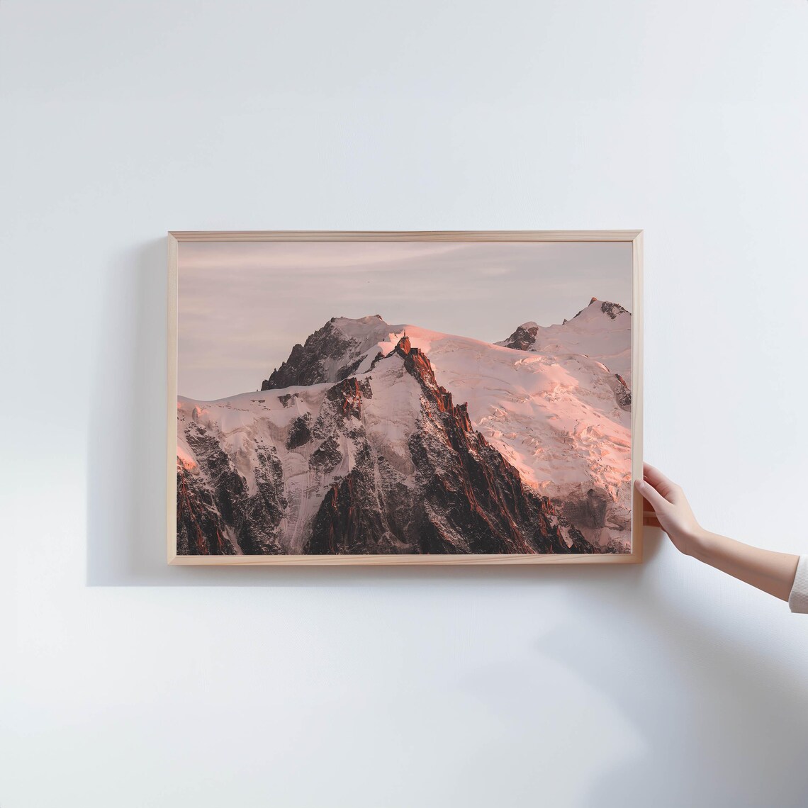 Aiguille Du Midi Chamonix French Alps Art Print - Image 2
