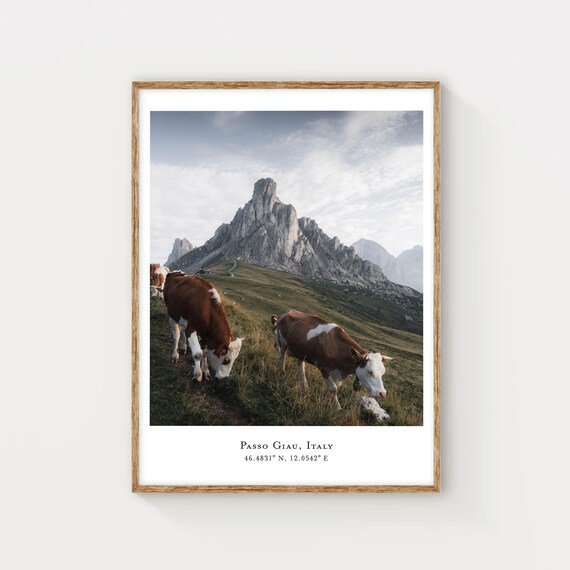 Passo Giau Dolomites Italy Nature Photography Wall Art Print Gallery Wall Set Print Mountain Poster Landscape Art Print
