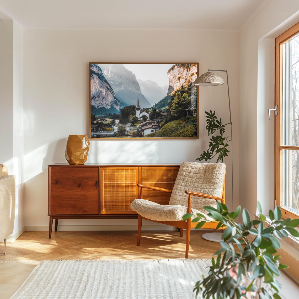 Lauterbrunnen Swiss Alps Mountain Art Print - Image 5