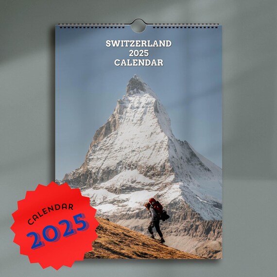 Switzerland Landscape Photography Art Print, Swiss Alps