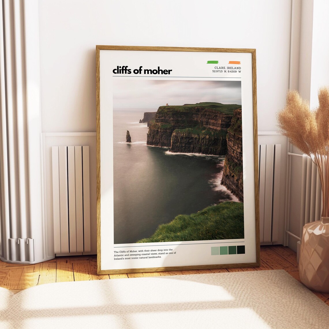 Cliffs Of Moher Ireland Coastal Cliffs Atlantic Ocean Travel Poster - Image 4