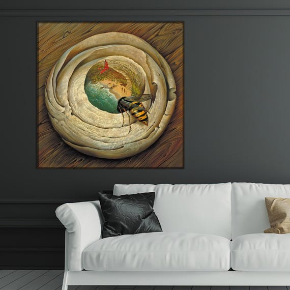 Vladimir Kush Surreal Canvas Art Abstract Boho Wall Decor
