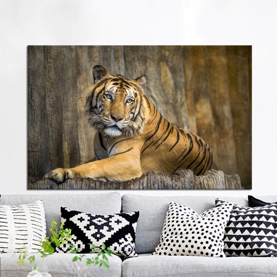 Tiger Canvas Art Wild Animal Print Modern Home Decor
