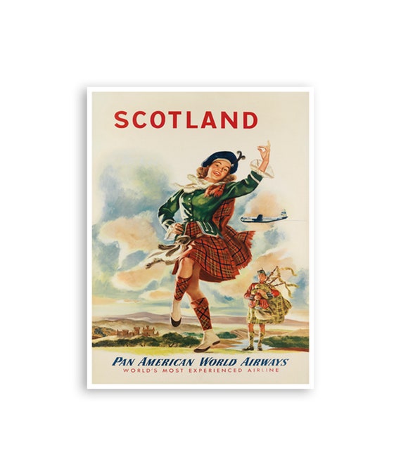 Scotland Art Poster Print
