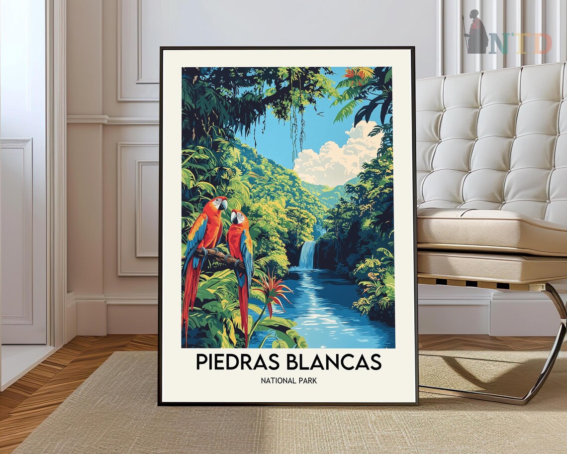 Piedras Blancas Poster Wall Art Print Photo Costa Rica