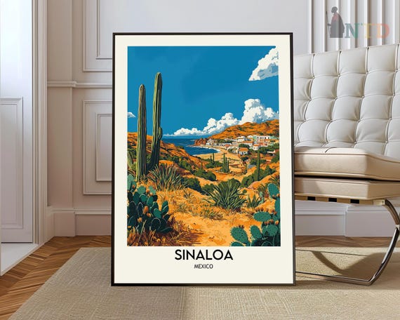 Sinaloa Print Wall Art Poster Photo Travel Mexico