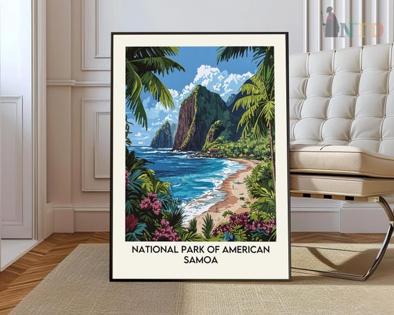 Samoa Print Art Poster Photo Decor Oceania