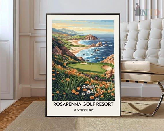 Rosapenna Golf Resort Poster Ireland Print Photo Donegal