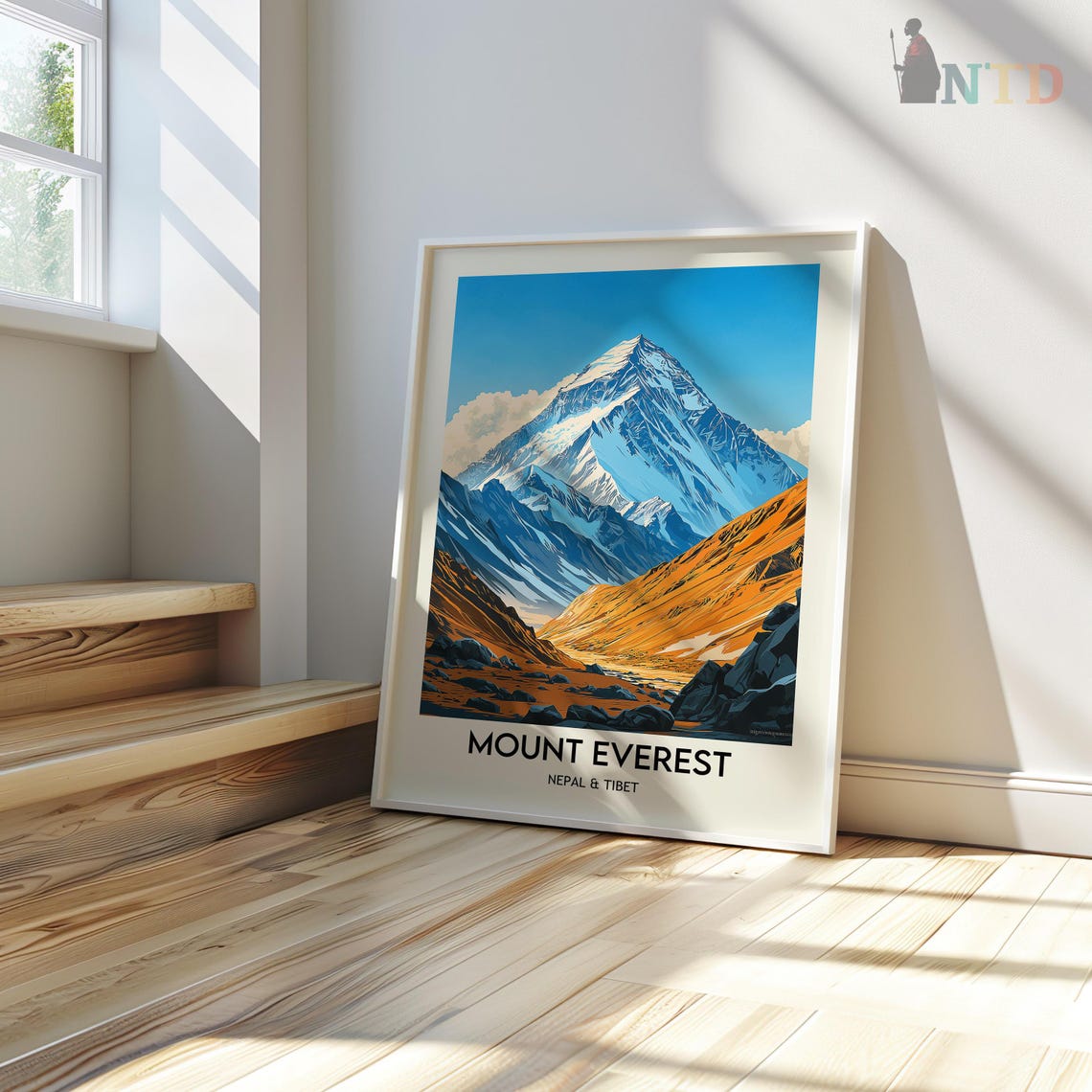 Mount Everest Print Mount Everest Wall Art Mount Everest Poster Mount Everest Photo Mount Everest Poster Print Mount Everest Himalayas - Image 3