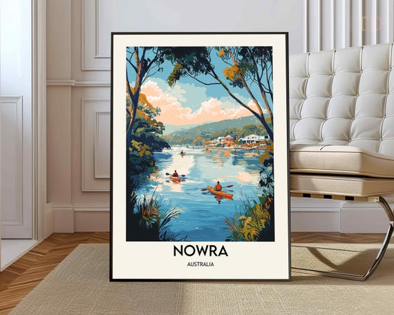 Nowra Poster Wall Art Print Photo Travel City Australia