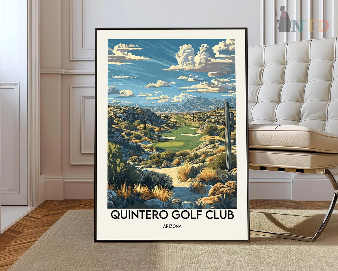 Quintero Golf Club Arizona Travel Poster