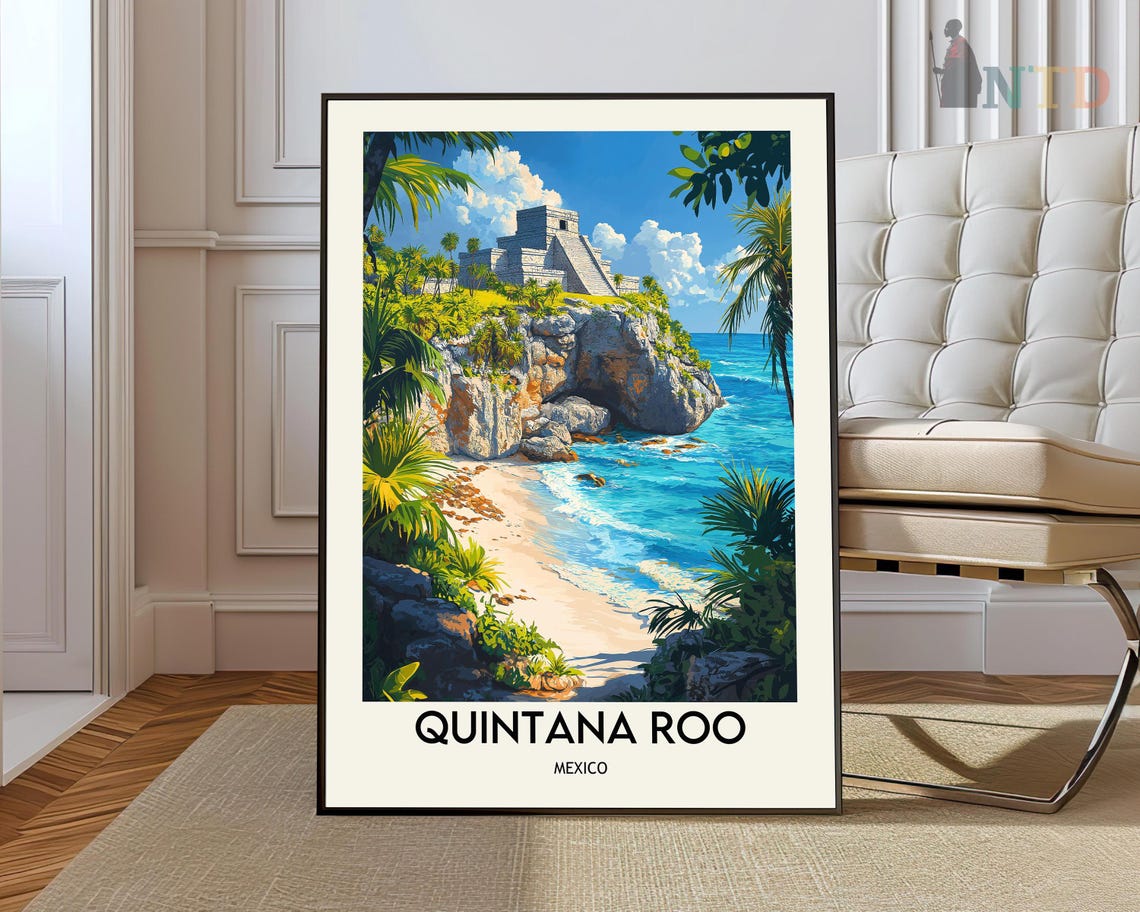 Quintana Roo Poster Wall Art Print Photo Mexico