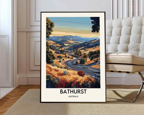 Bathurst Poster Wall Art Print Photo Travel Australia