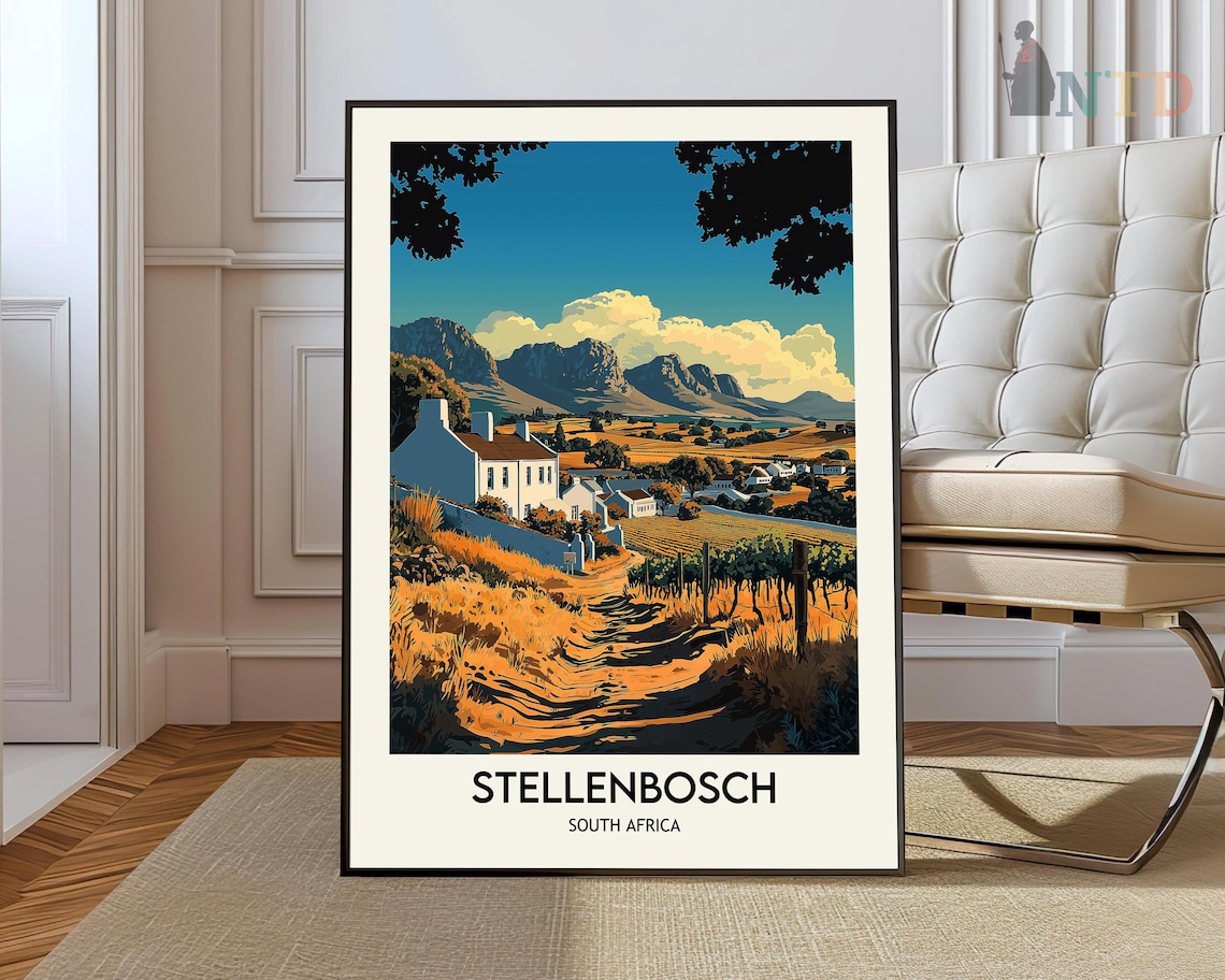 Stellenbosch Print Stellenbosch Wall Art Stellenbosch Poster Stellenbosch Photo Stellenbosch Poster Print Stellenbosch South Africa
