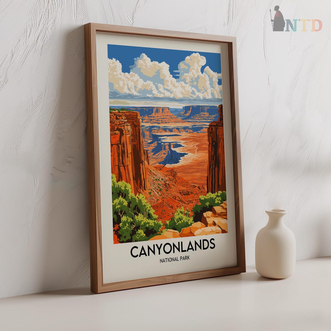 Canyonlands National Park Red Rock Canyon Utah Desert Poster - Image 2