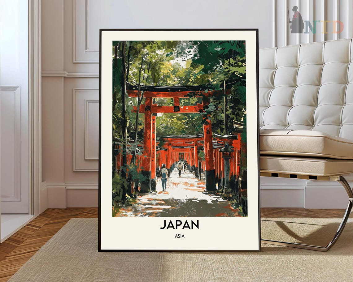 Japan Print Japan Wall Art Japan Poster Japan Photo Japan Poster Print Japan Travel Poster Japan Tokyo Kyoto Osaka Yokohama City