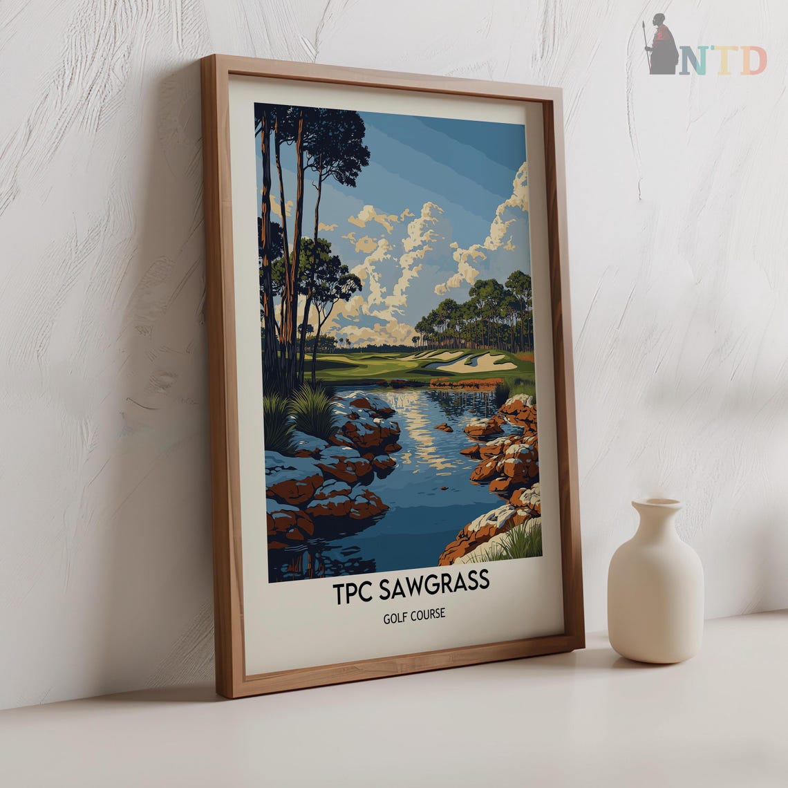 Tpc Sawgrass Print Tpc Sawgrass Wall Art Tpc Sawgrass Poster Tpc Sawgrass Photo Tpc Sawgrass Poster Print Golf Course Print - Image 2