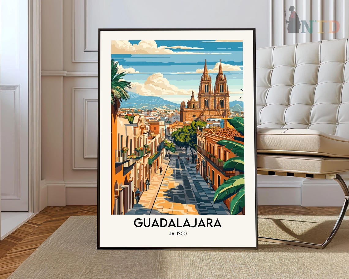 Guadalajara Print Wall Art Poster Photo Mexico
