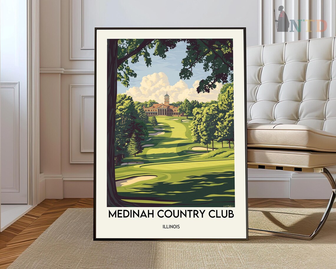 Medinah Country Club Illinois Golf Course Art Print