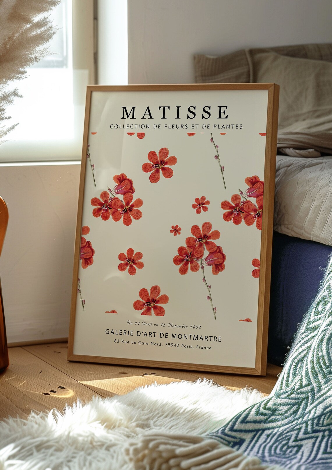 Matisse Red Blossom Branches Cherry Floral Gallery Art Print - Image 4
