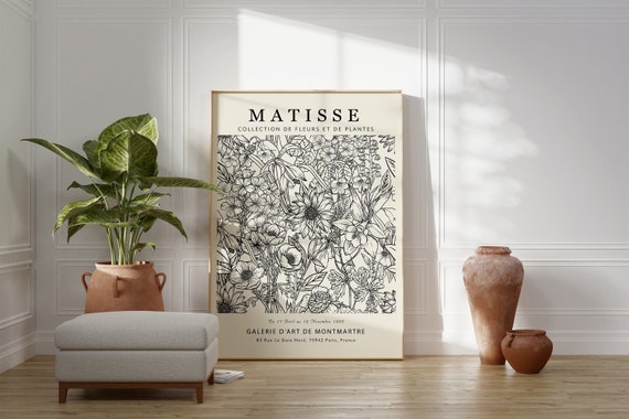 Matisse Flower Market Botanical Poster Print