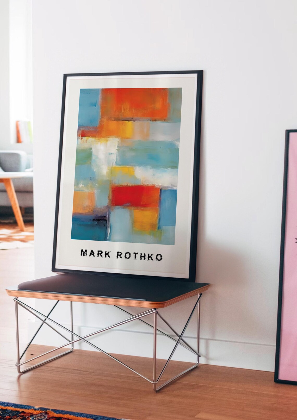 Mark Rothko Geometric Abstract Art Print, Modern Decor - Image 5