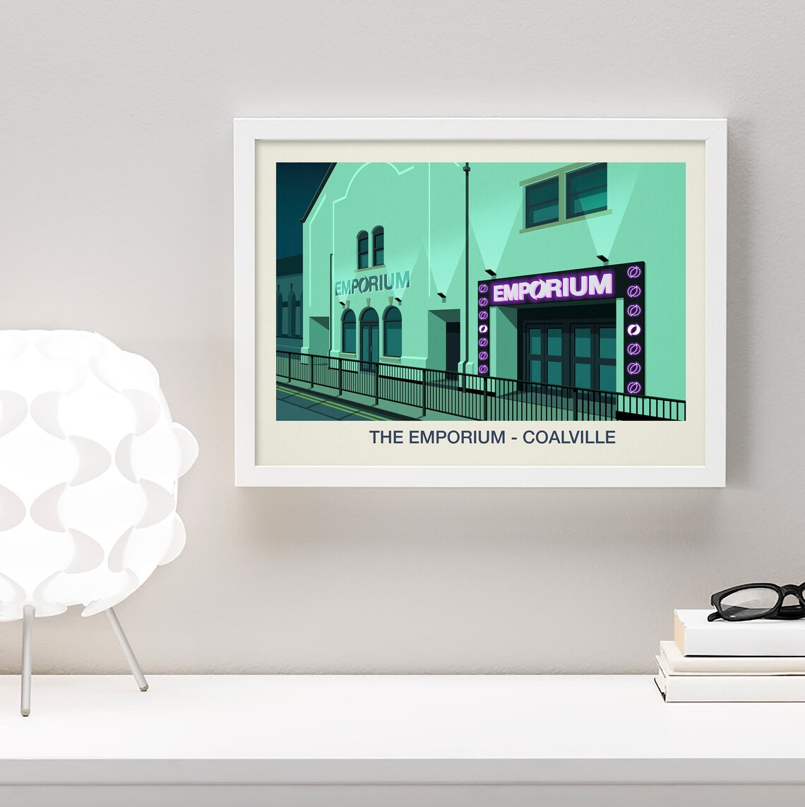 The Emporium Coalville Nightclub Poster Neon Sign Venue Artwork - Image 4