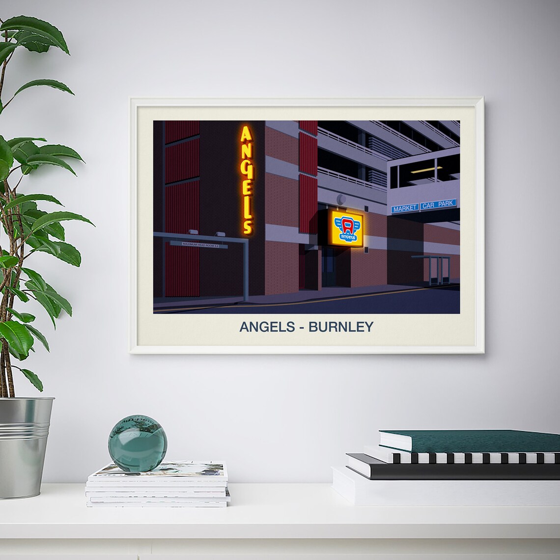Angels Nightclub Vintage Poster, Nightclub Wall Art Print - Image 4
