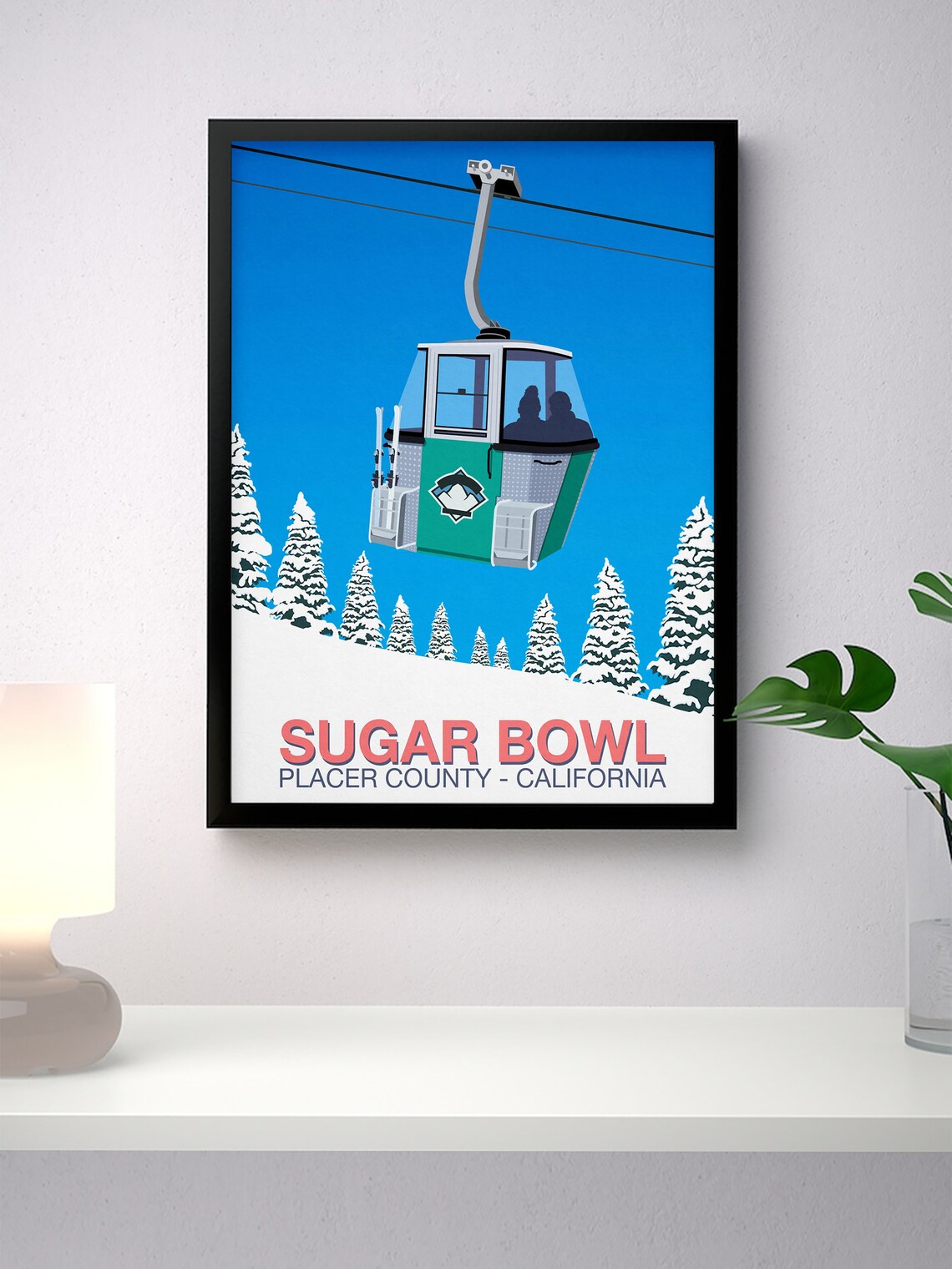 Sugar Bowl Ski Resort Travel Poster - Image 4