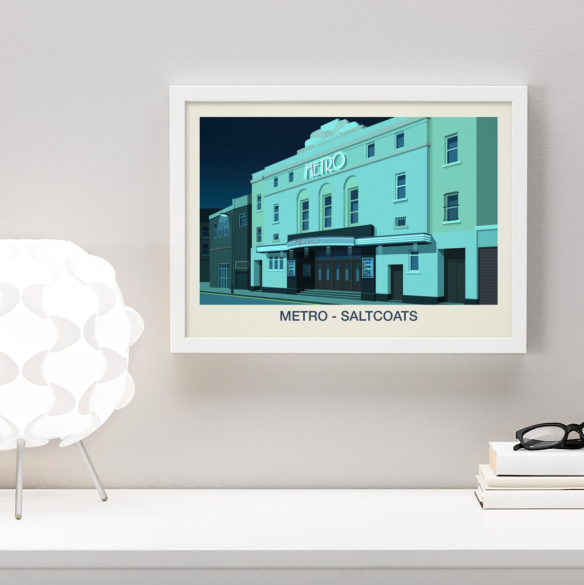 Metro Nightclub Poster, Saltcoats Travel Poster - Image 3