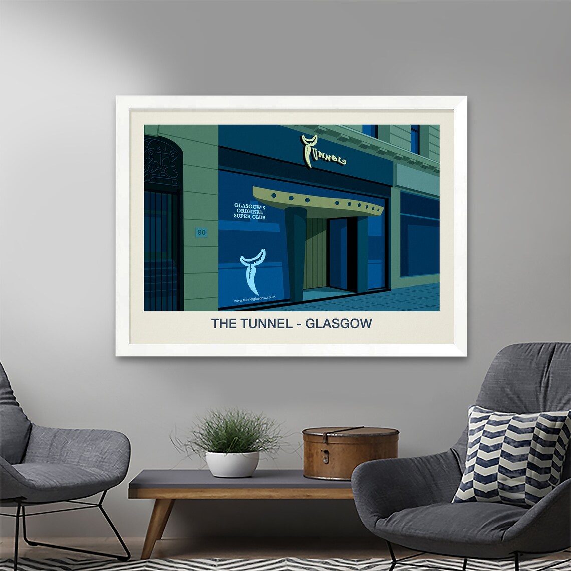 The Tunnel Nightclub Glasgow Poster Print - Image 2