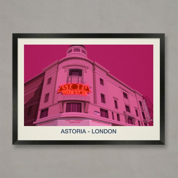Astoria Nightclub Poster, Nightclub Prints