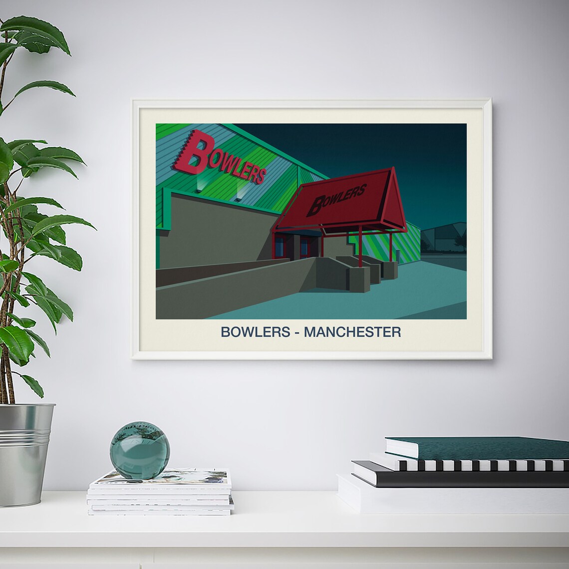 Bowlers Nightclub Poster, Nightlife Wall Art Print - Image 4
