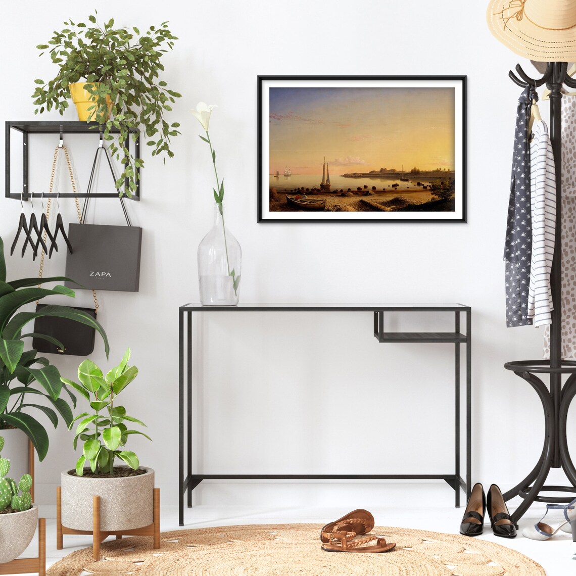 Stage Fort Across Gloucester Harbour, Classic Art Print - Image 2
