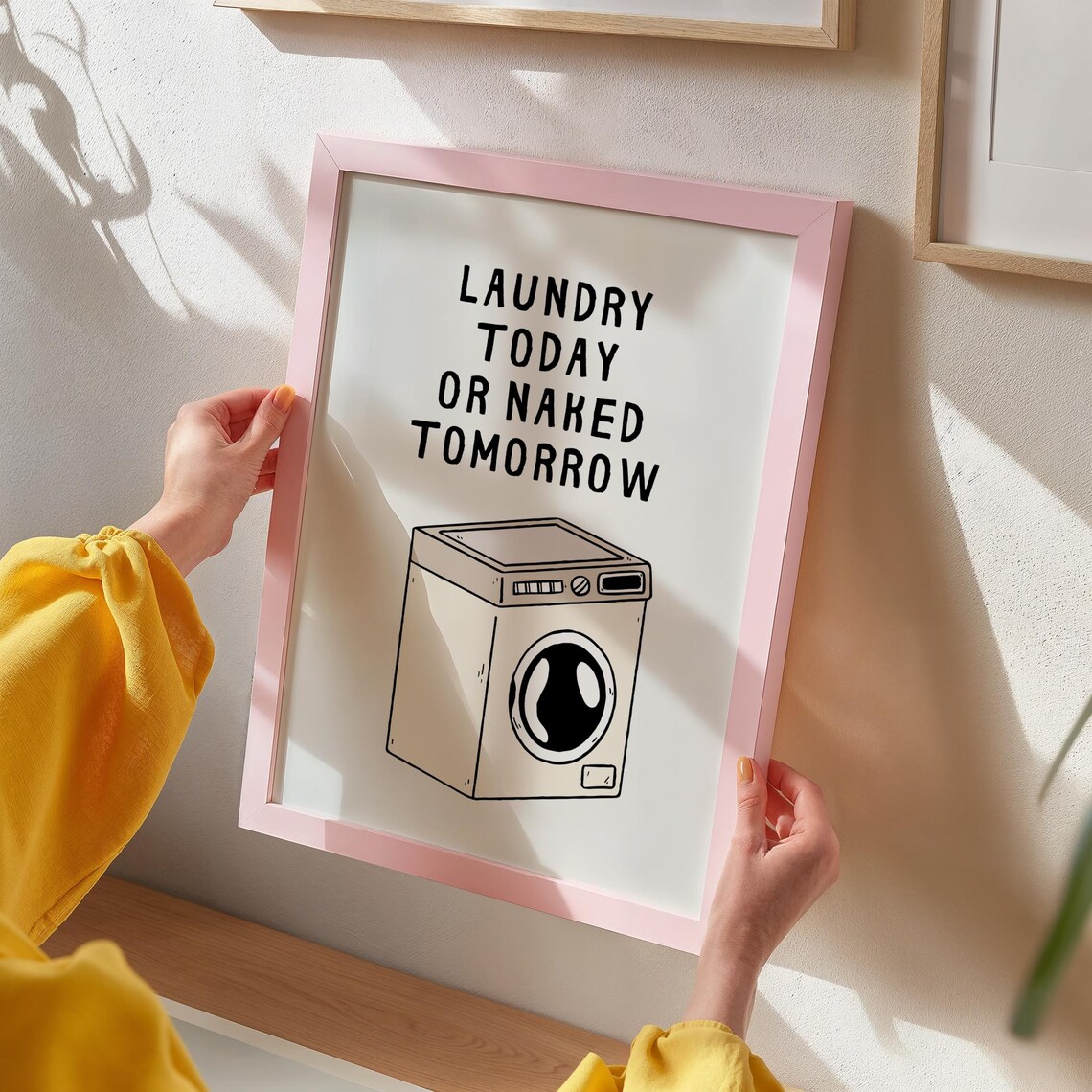 Funny Laundry Poster Print, Laundry Room Decor - Image 2