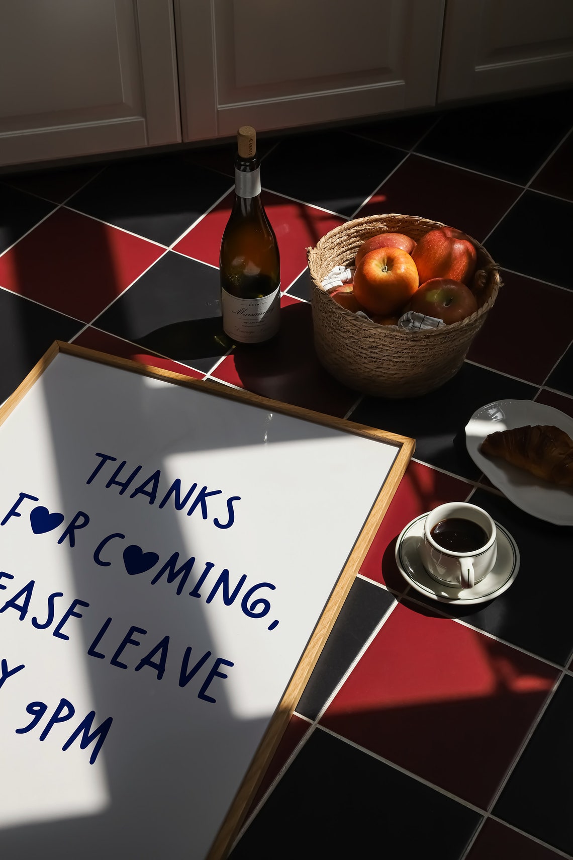 Thanks for Coming Please Leave by 9PM Cheeky Host Wall Poster - Image 3