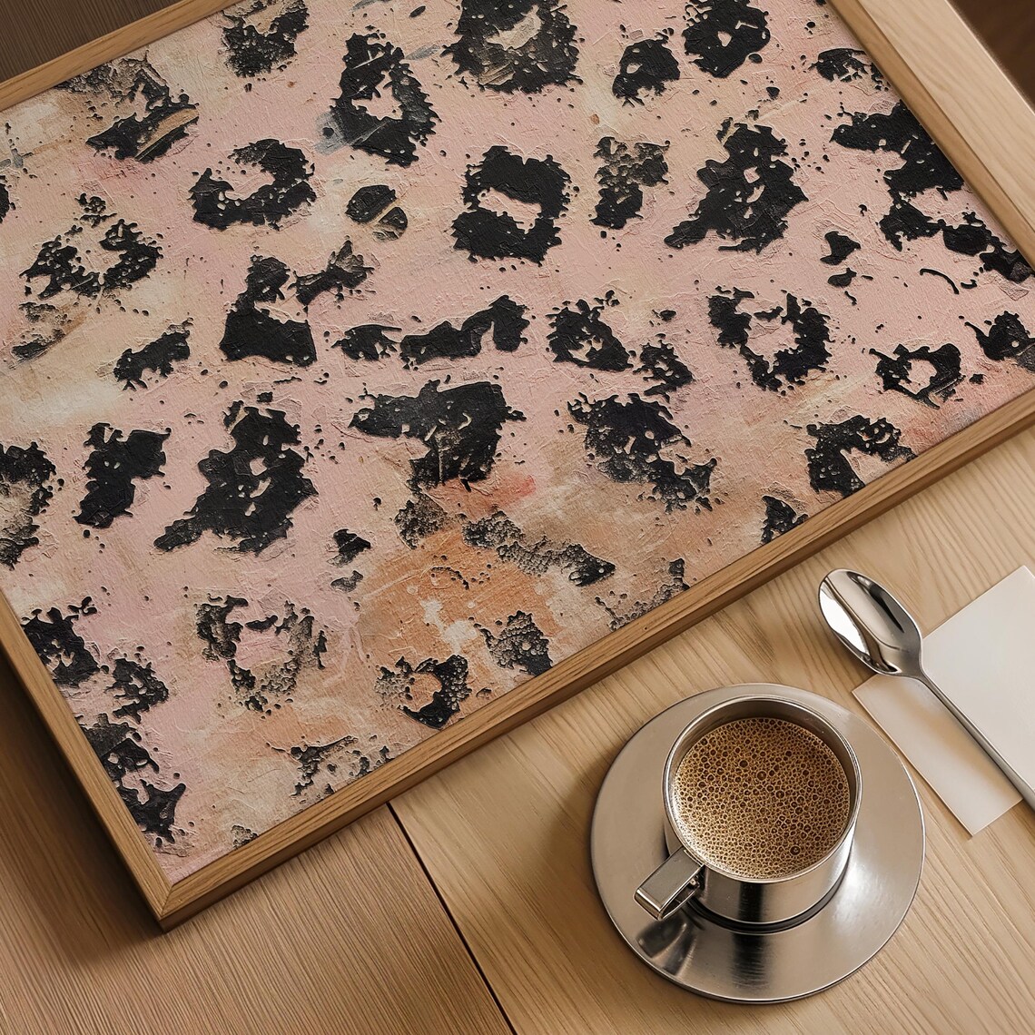 Leopard Pattern Cheetah Textured Wall Art - Image 3