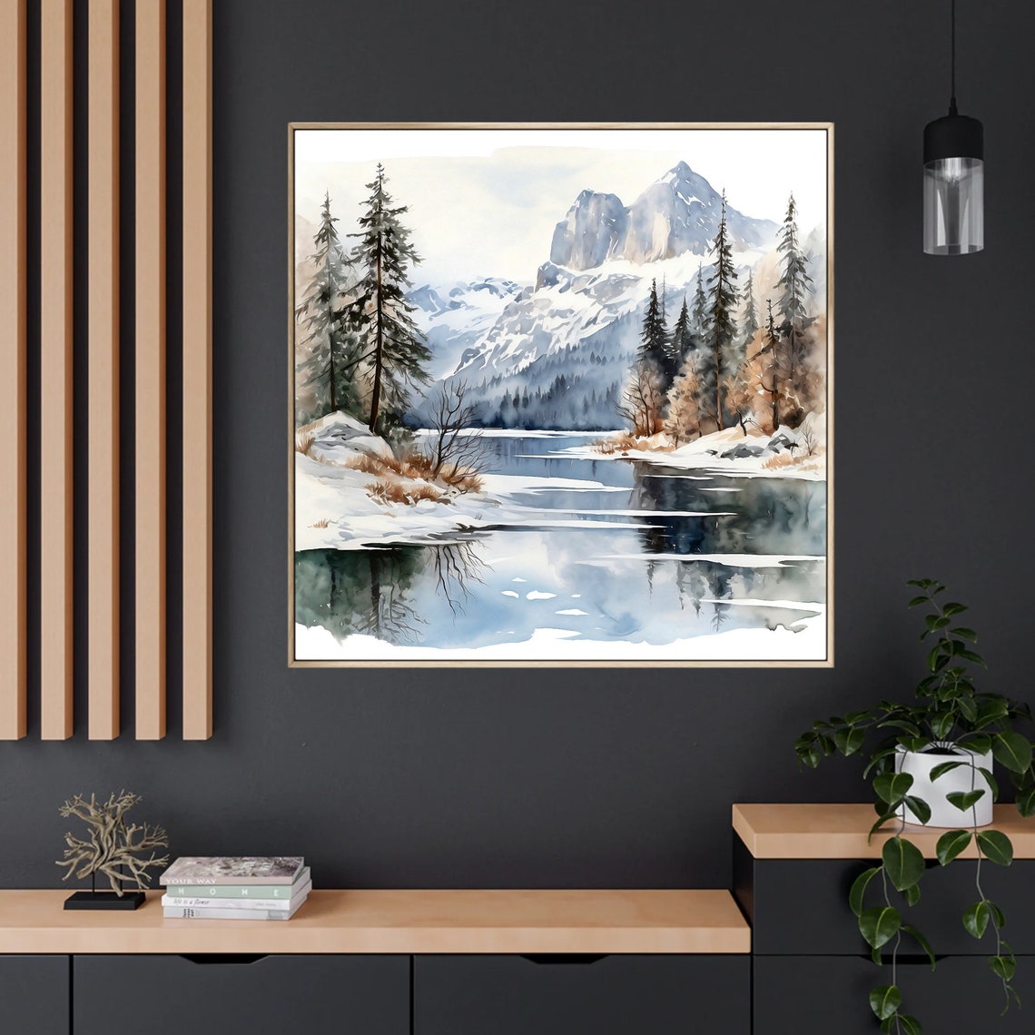 Winter Mountain Landscape - Image 2