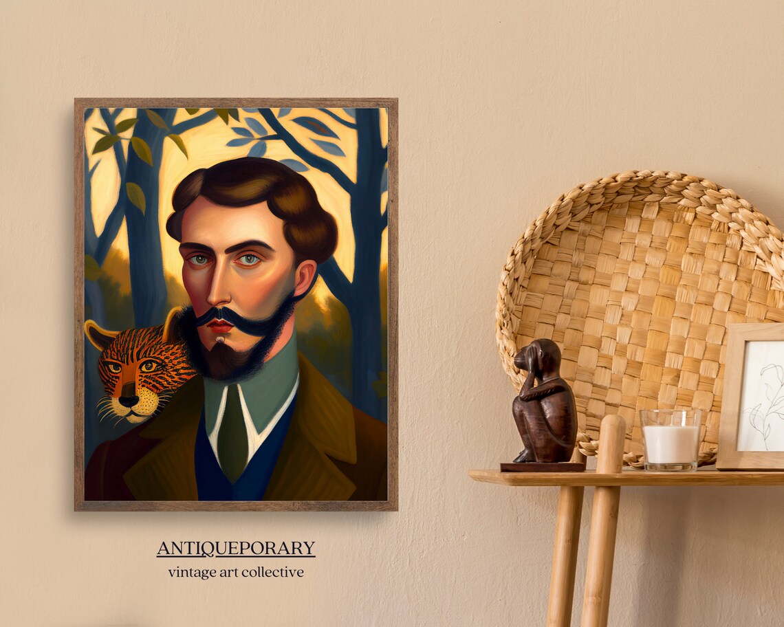 Stunning Landscape Photography Vintage Portrait Art Vintage Art Set Moody Gallery Art Dark Academia Decor Son Of Man - Image 5