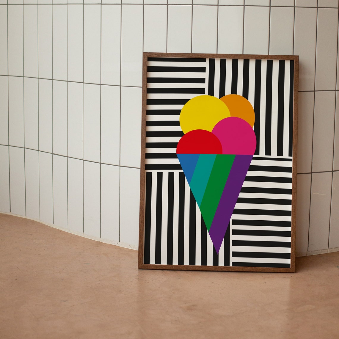 Icecream Poster, Kitchen Wall Art Poster - Image 3