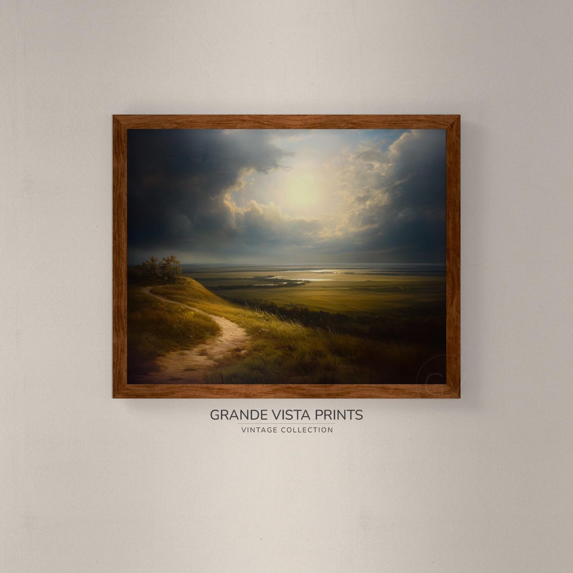 Country Road Landscape Painting Wall Art Farmhouse Landscape Painting Country Landscape Print Gv4605 - Image 4