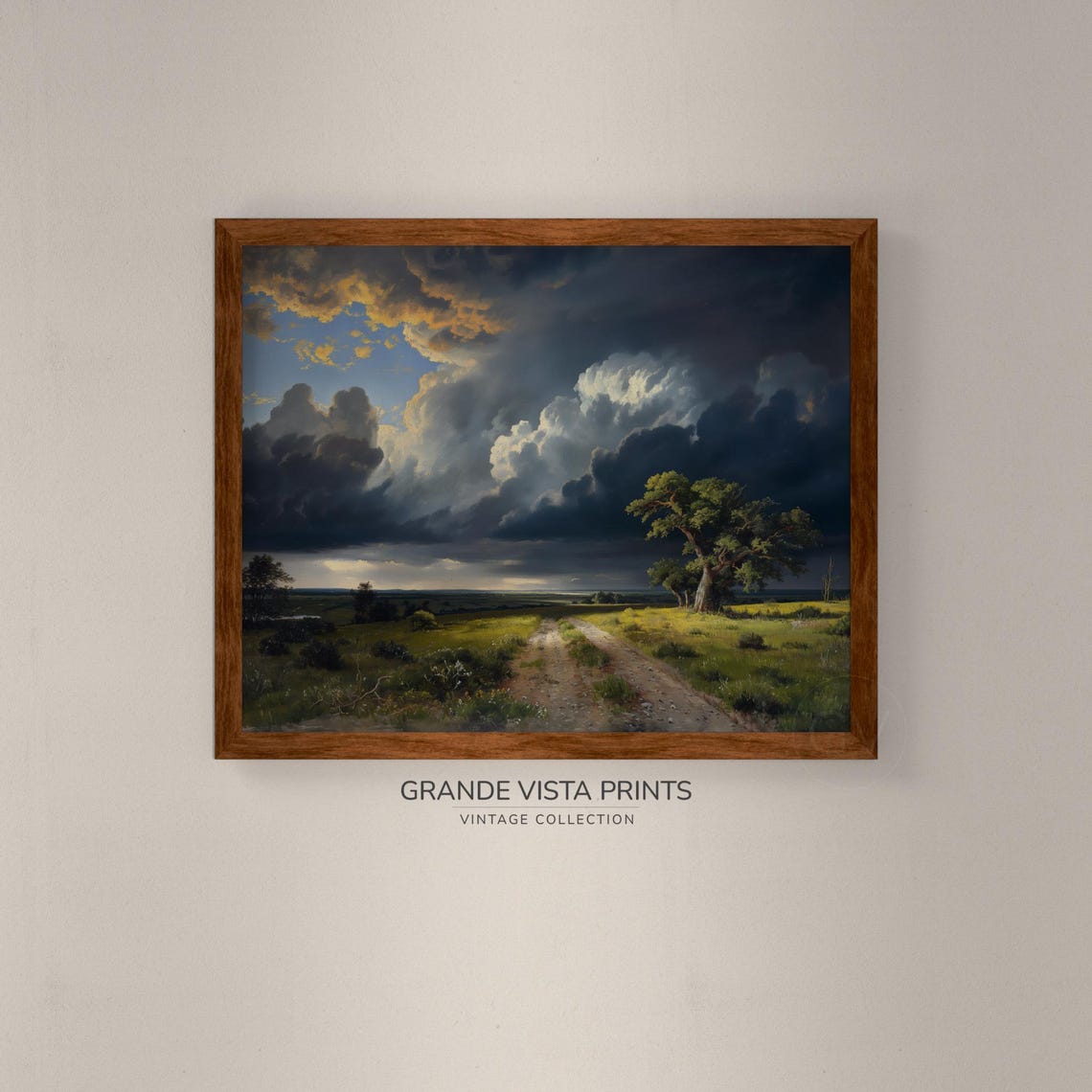 Farm Road Landscape Painting Country Road Landscape Painting Wall Art Country Landscape Print Gv4604 - Image 4