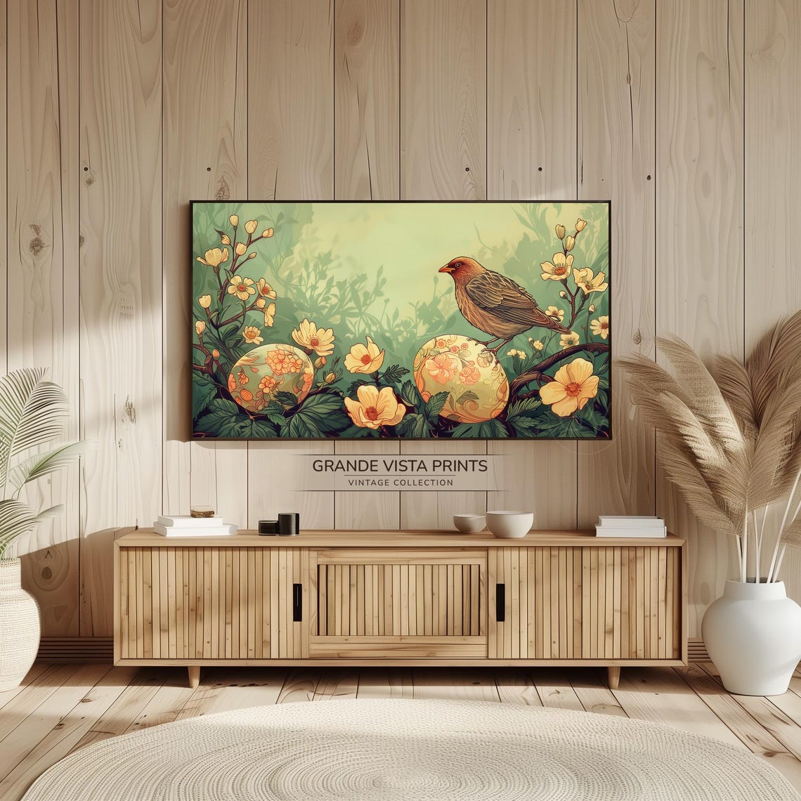 Spring Bird Easter Home Decor Art Print - Image 2