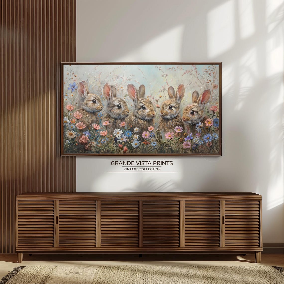 Five Little Rabbits Easter Home Decor - Image 3