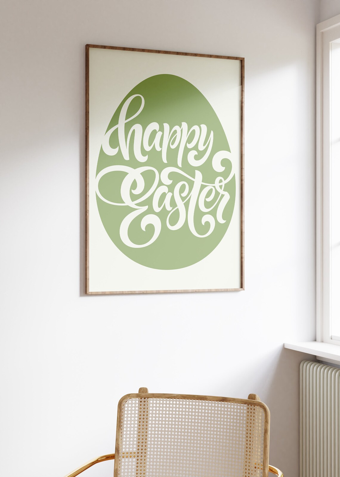 Happy Easter Sign - Spring Decor - Image 3