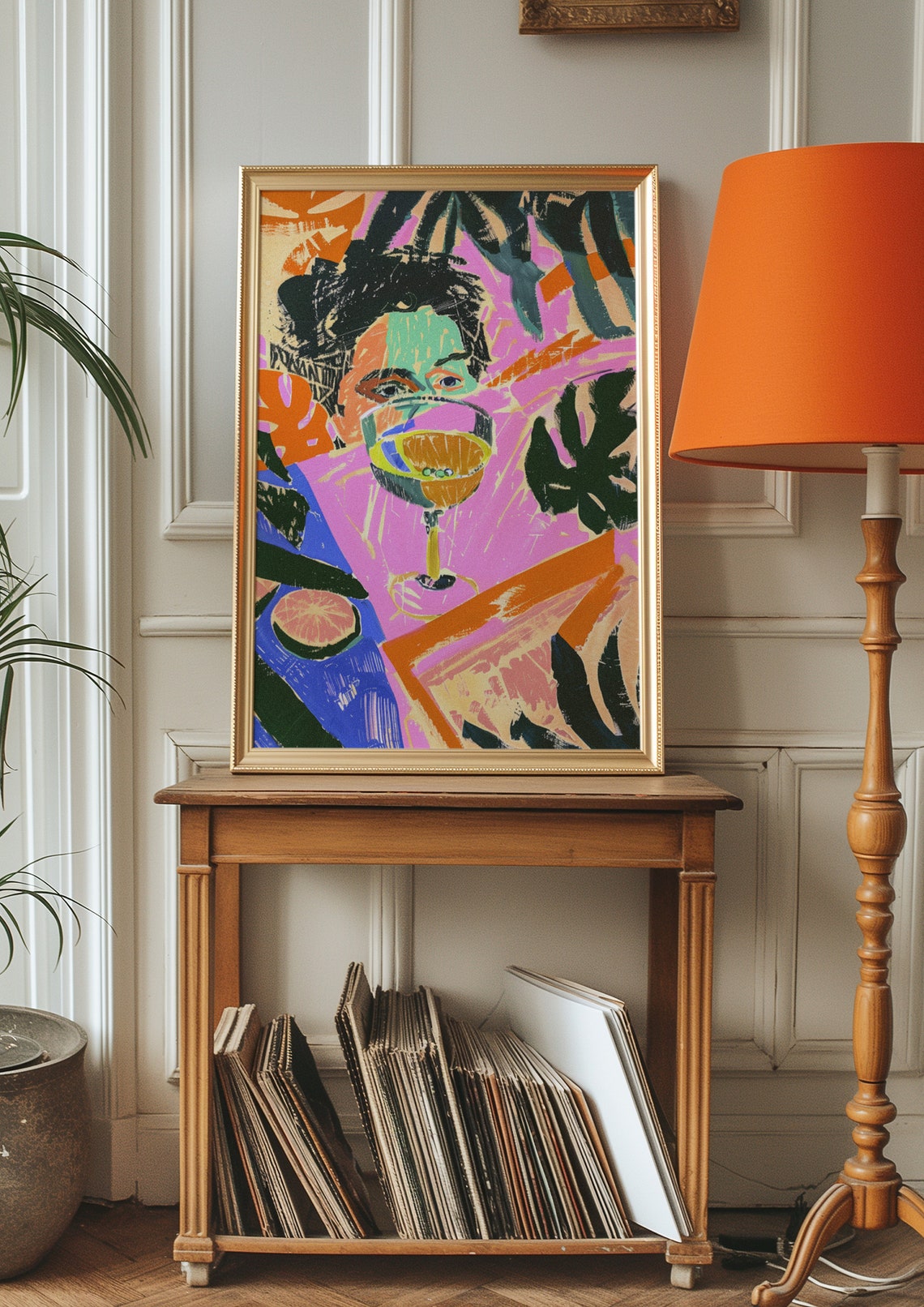 Matisse Painting Colorful Abstract Portrait Art Print Vibrant Pop Art Illustration Modern Wall Decor - Image 2