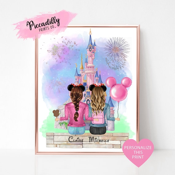 Personalised Magic World Family Portrait Art Print