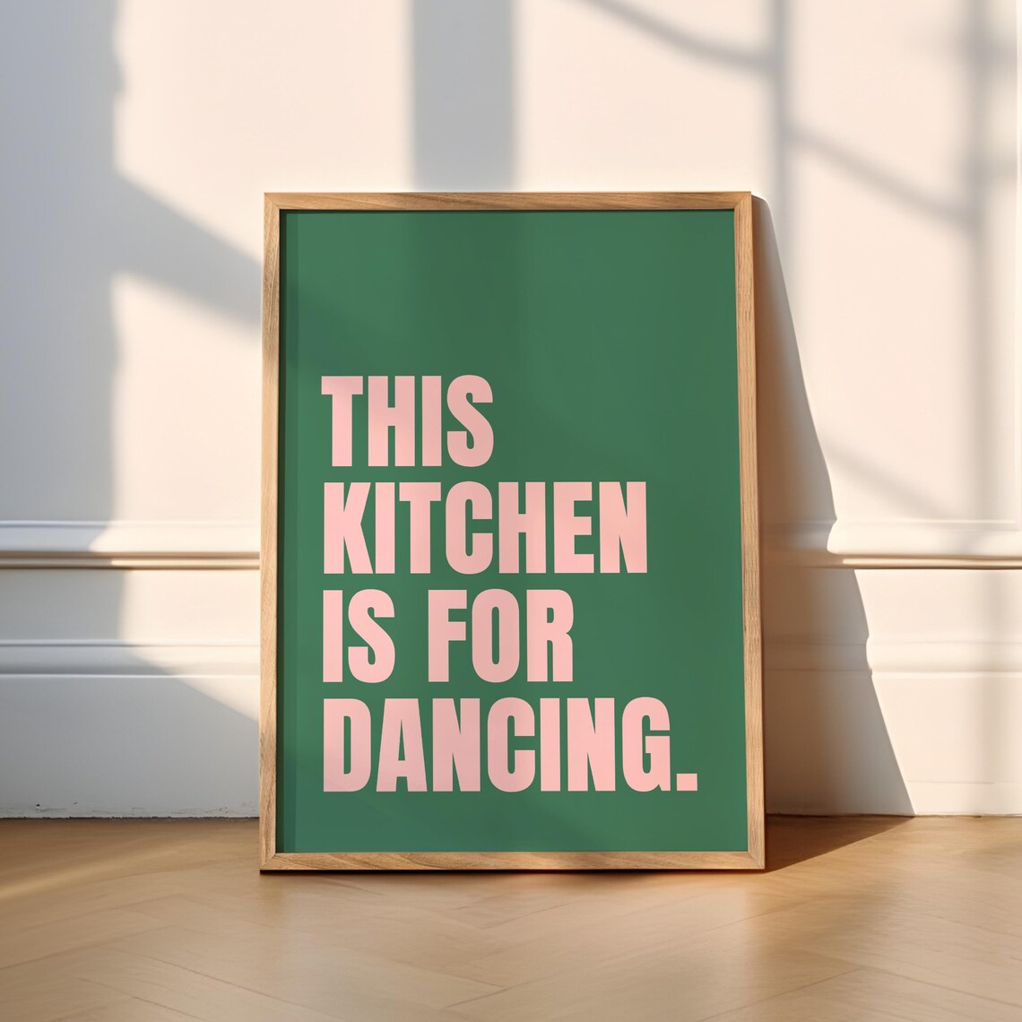This Kitchen Is For Dancing Funny Kitchen Art Print