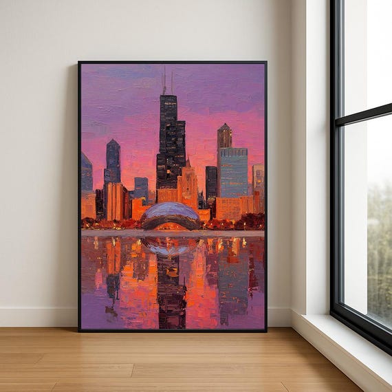 High Resolution Landmark Oil Painting